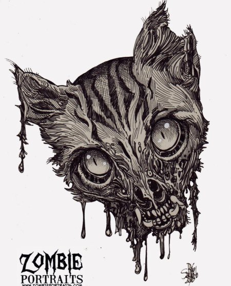 Кошка зомби