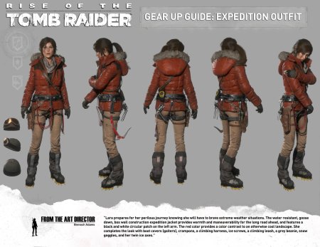 Rise of the tomb raider костюмы