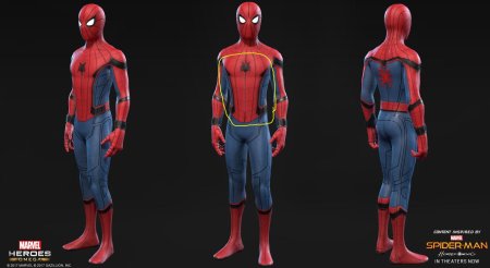 Человек паук zero / spider-man zero outfit