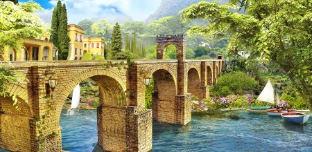Фреска аффреско арка море
