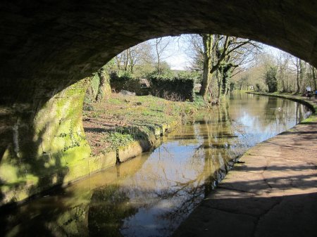 Bridge over the lancaster canal