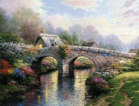 Томас кинкейд cobblestone bridge