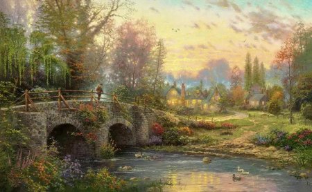 Томас кинкейд cobblestone bridge