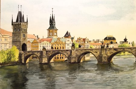 Карлов мост прага живопись