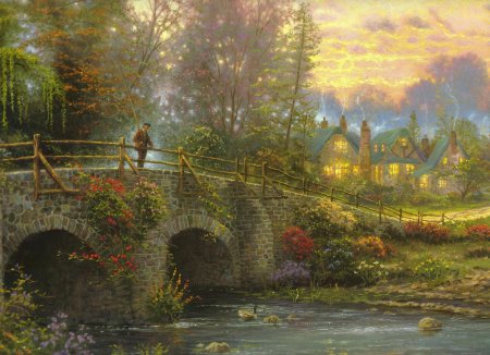 Томас кинкейд cobblestone bridge