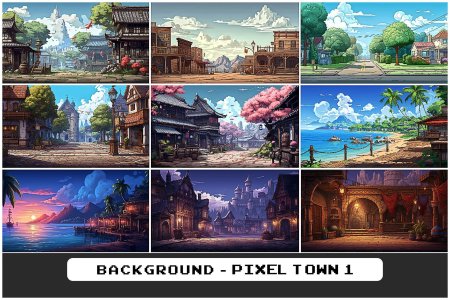 Pixel town