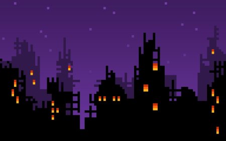 Пиксельные фоны для игр