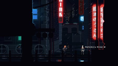Пиксельный киберпанк город / pixel cyberpunk city