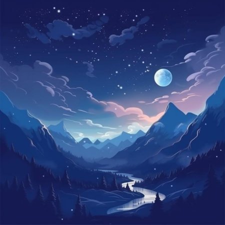 Ночь рисунки