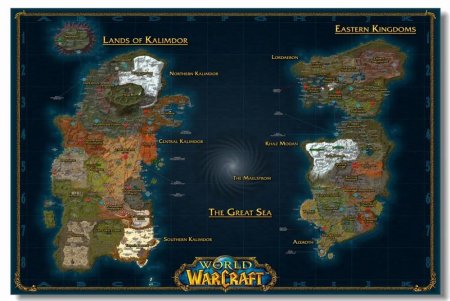 World of warcraft карта