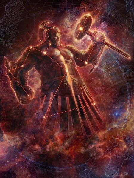 Purphoros, god of the forge