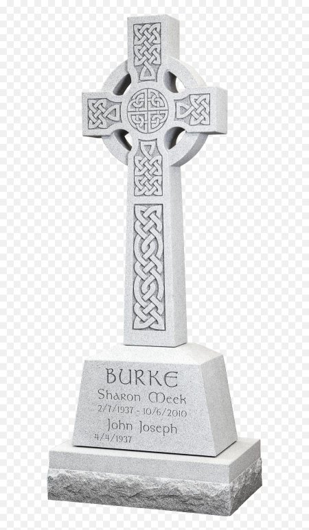Celtic cross grave