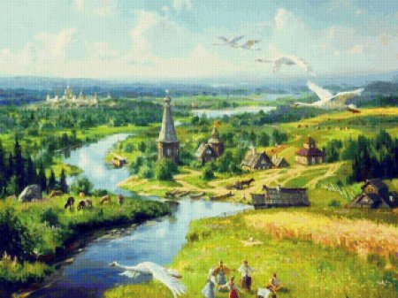 Лето в суздале картина светланы грохотовой