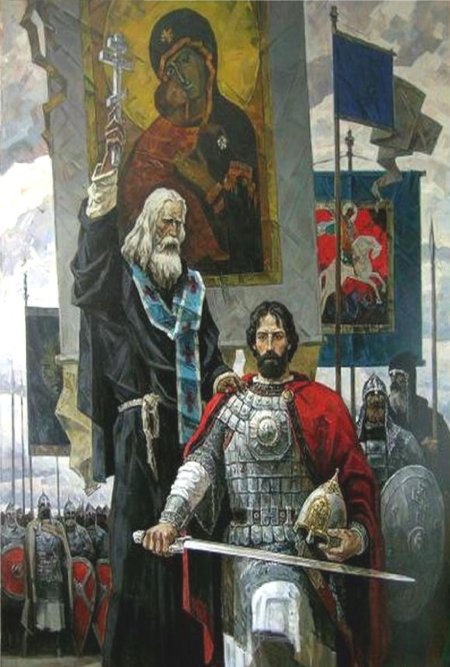 Дмитрий донской и сергий радонежский
