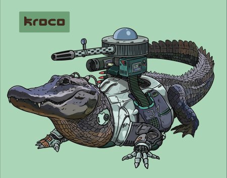 Крокодил киборг