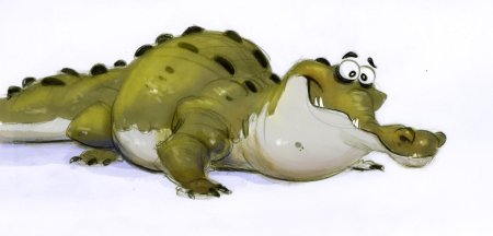 Мультяшный крокодил