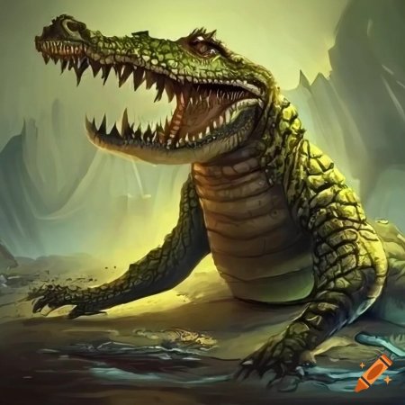 Днд гигантский крокодил