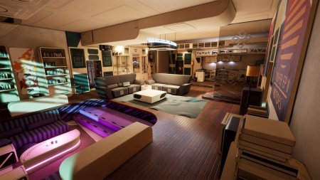 Киберпанк 2077 интерьер