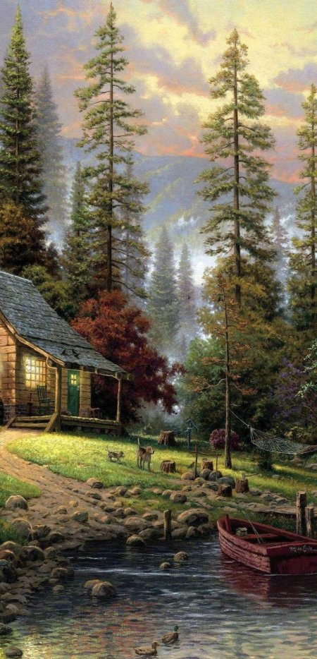Томас кинкейд a peaceful retreat