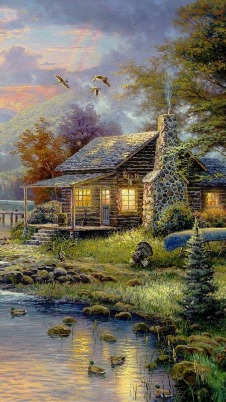Томас кинкейд a peaceful retreat