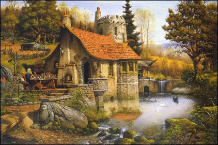 Томас кинкейд rosebud cottage