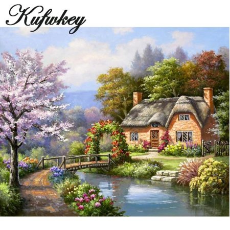 Домик картина