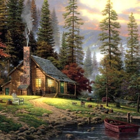 Томас кинкейд a peaceful retreat