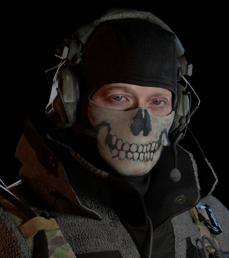 Маска ghost из call of duty