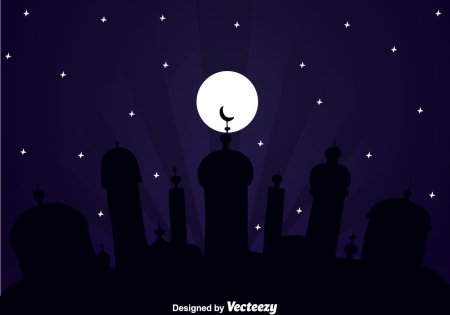 Арабская ночь вектор