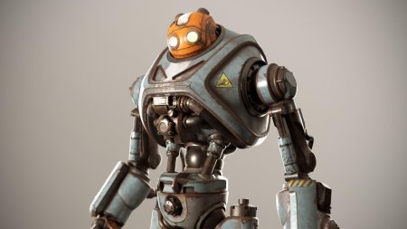 3ds max steampunk робот