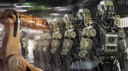 Робот concept art элизиум