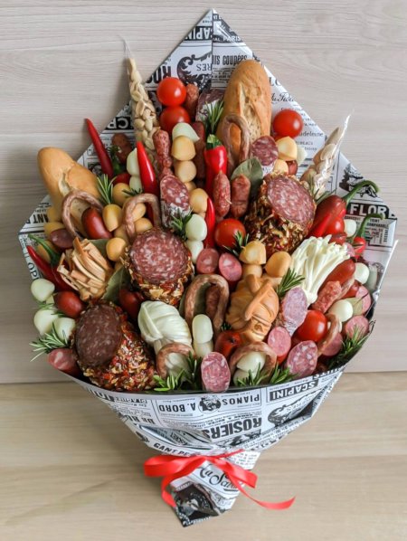 Мужской съедобный букет