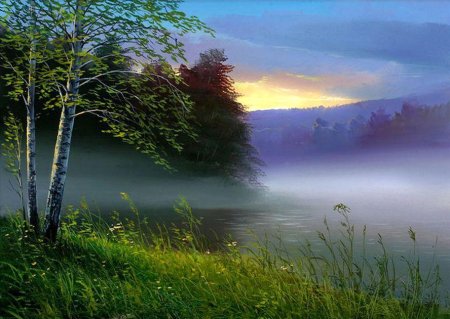 Художник пейзажист белых алексей