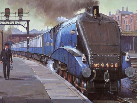 Паровоз lner class a4 4468 mallard