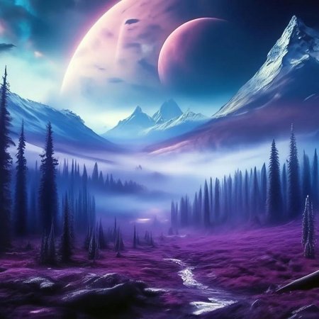 Фантастические пейзажи космоса