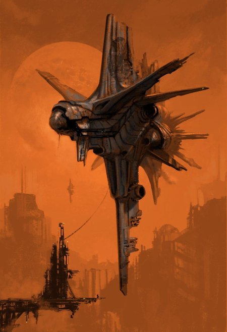 Artstation космический корабль концепт арт