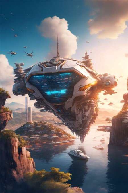 Sci fi spaceship
