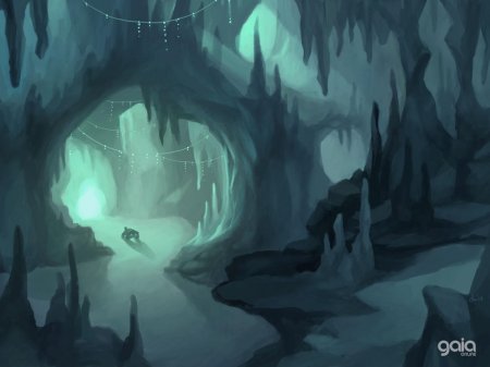 Пещера иллюстрация