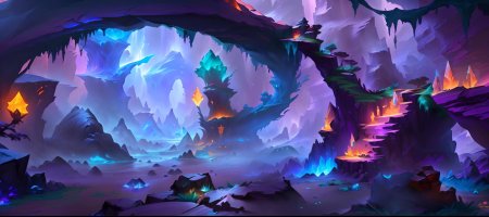 Кристальная пещера wow арт