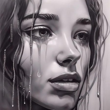 Рисунок слезы