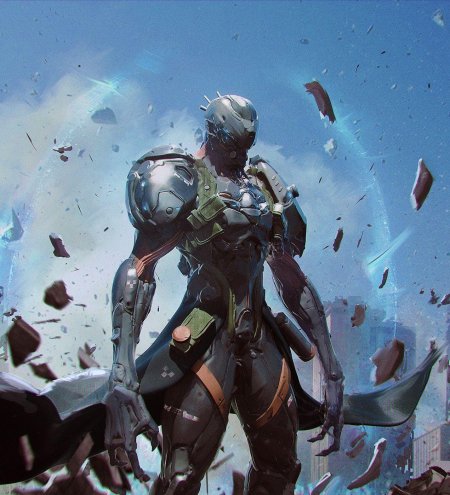 Sci fi киборг