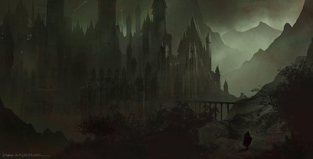 Замок дракулы арт готика