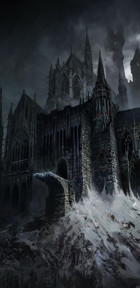 Готический замок darlsouls