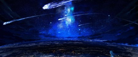 Звездное небо аниме