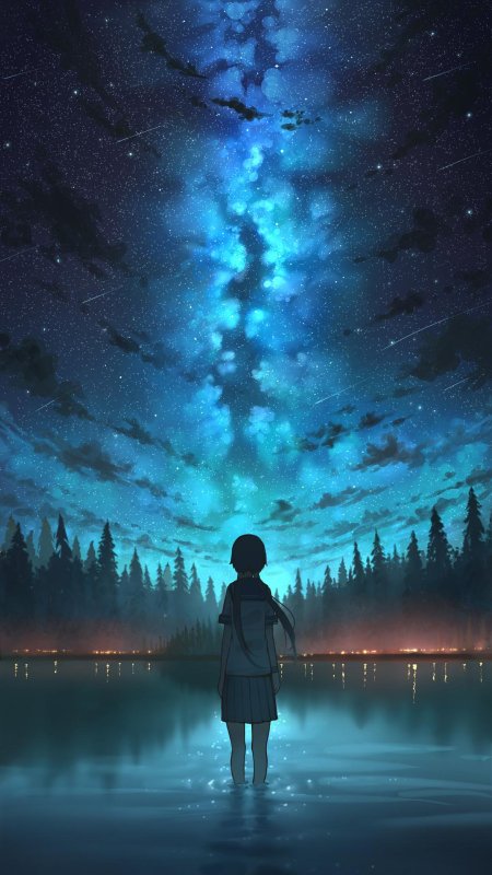 Аниме starry night