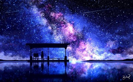 Фантастическое ночное небо