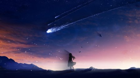 Звездное небо аниме