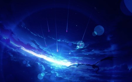 Ночное небо аниме