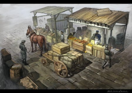 Средневековая лавка