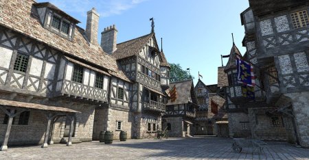 Medieval house деревни